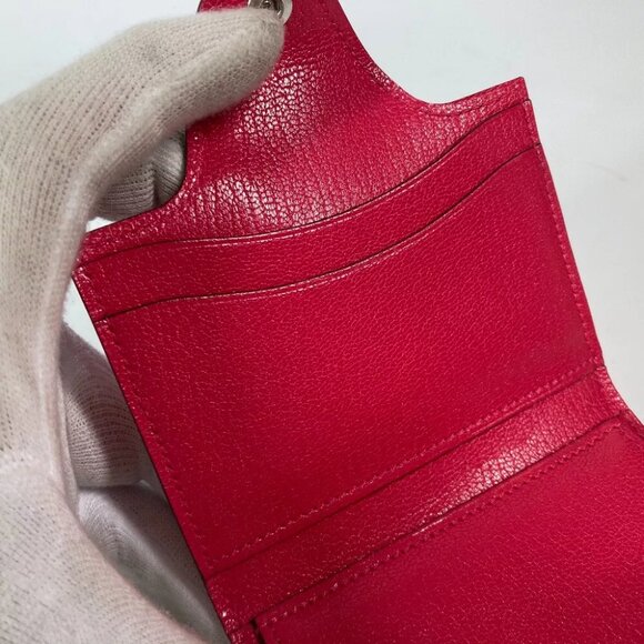 HERMES Serie Iliad Compact coin purse Card Case Folded wallet Unused - Picture 10 of 14